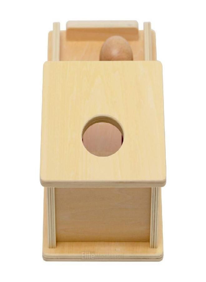 Elite Montessori - Elite Montessori Object Permanence Box with Tray and Ball - Image 1