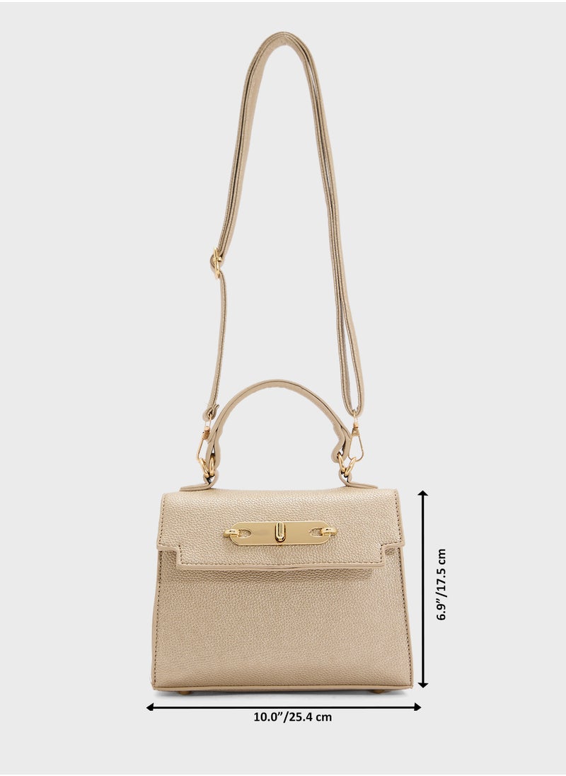 ELLA - Womens Satchel With Buckle - Image 1