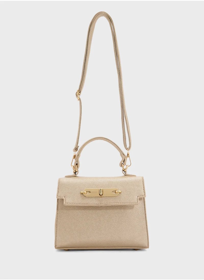 ايلا Womens Satchel With Buckle