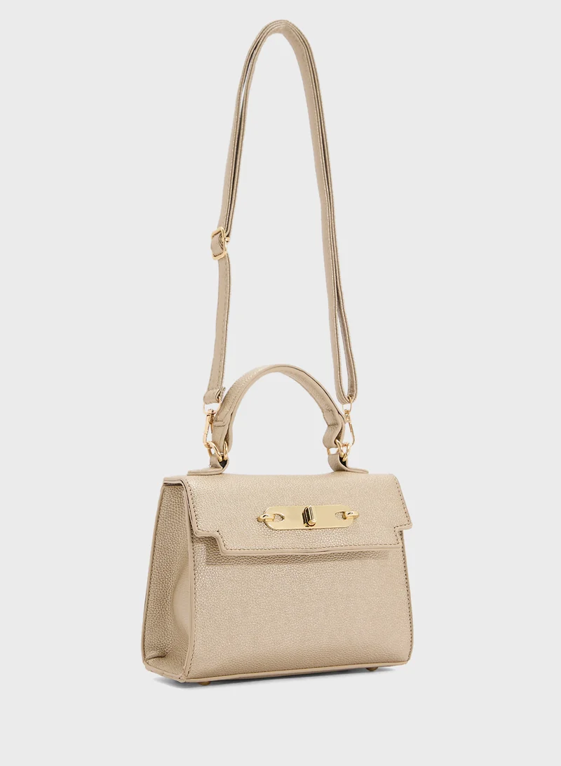 ايلا Womens Satchel With Buckle