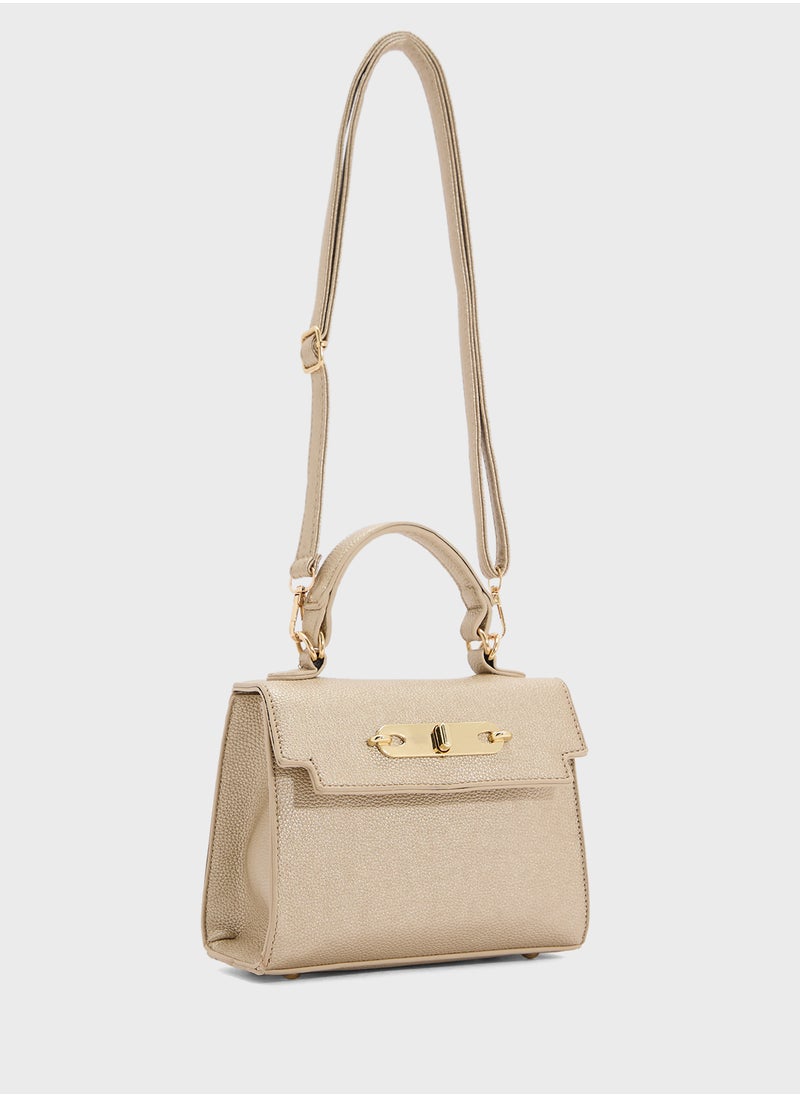 ELLA - Womens Satchel With Buckle - Image 1
