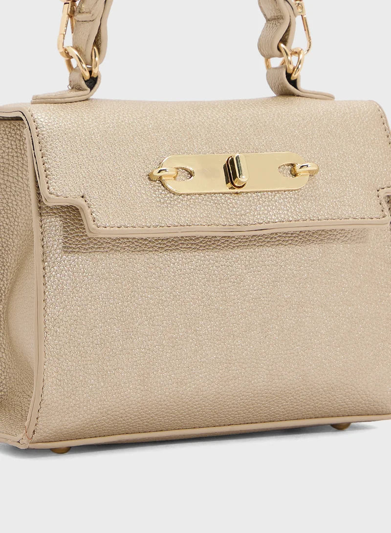 ايلا Womens Satchel With Buckle
