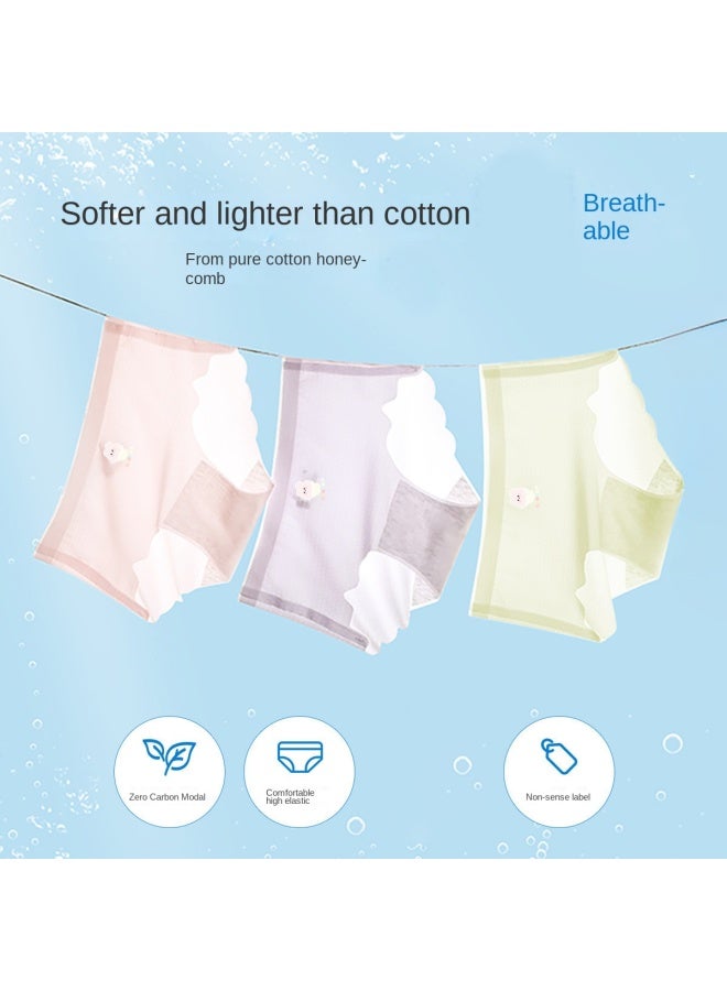 DEESHA Mesh Ice Silk】girls' Underwear Summer Lightweight Seamless Comfortable Breathable Triangle Panties - Image 2