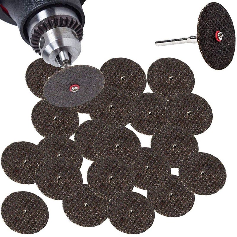 DIY Crafts CTDIYHI53368 Abrasive Cutting Disc for Grinder Rotary Tool Circular Saw Blade Wheel Cutting Sanding Mandrel Accessory Grey - Image 1