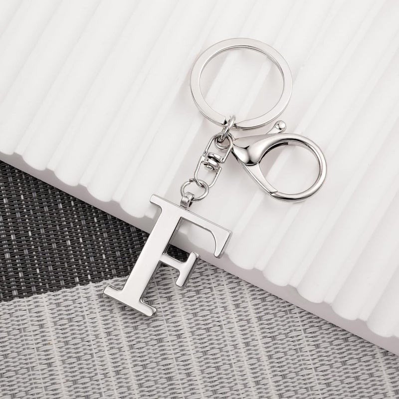 LAXPICOL Gold Letter A-Z Keychain for Women Men Purse Handbags Metal Alphabet Initial Letter Key Ring Keychain - Image 2