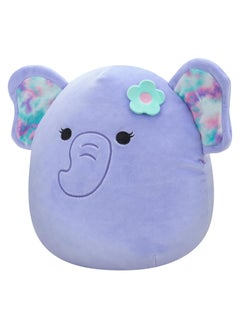 Squishmallows Squishmallows 7.5-Inch Anjali the Purple Elephant Soft Plush Toy for Kids, Washable Stuffed Animal, Gift for Girls & Boys, Official Kellytoy  - Image 3