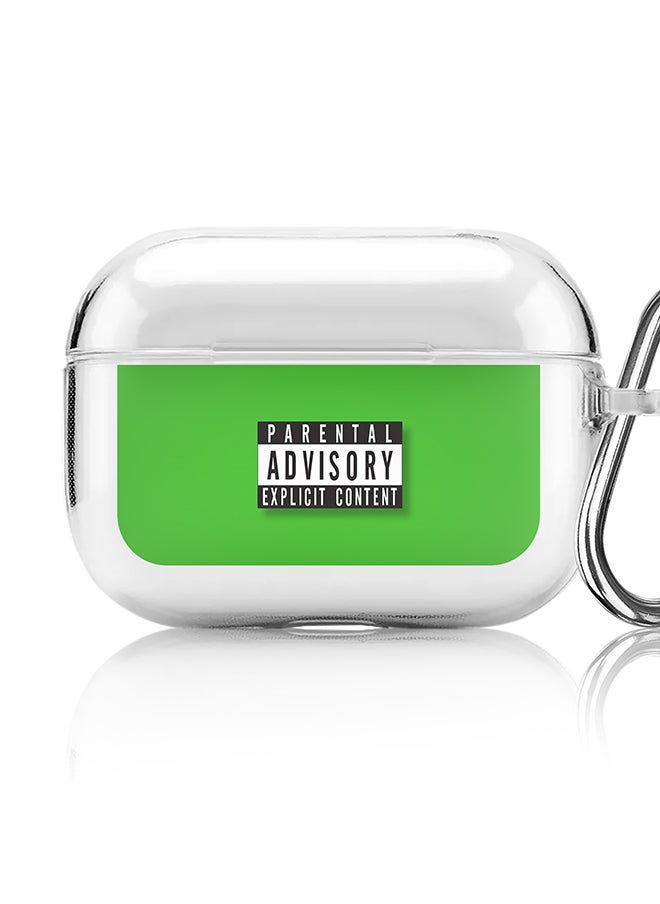 Stylizedd - Classic Clear printed Case for Apple AirPods Pro 2nd Generation Thin Transparent Cover [Designed for Apple AirPods Pro 2nd Generation] - Explicit Content - Image 1
