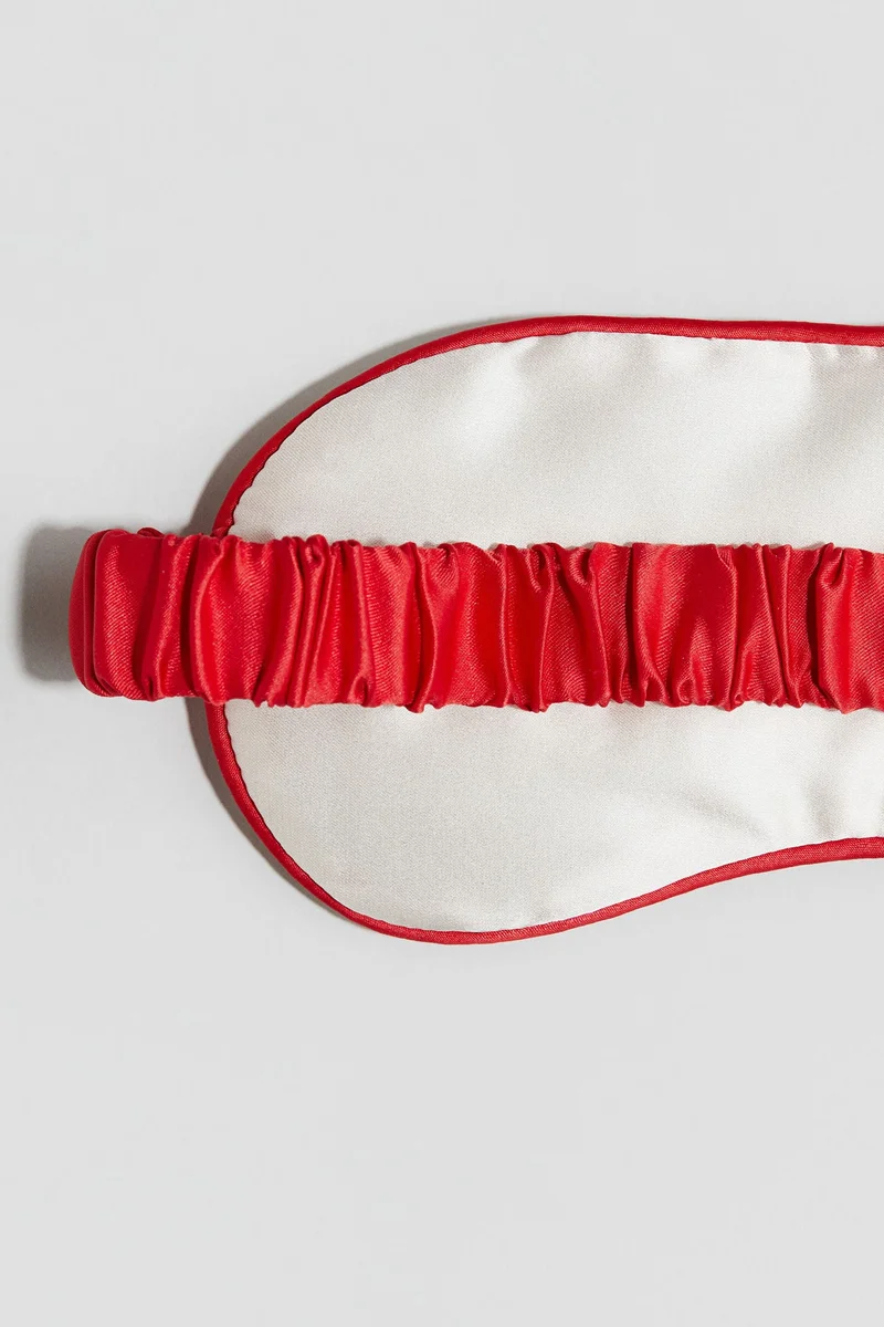 H&M Printed satin sleep mask