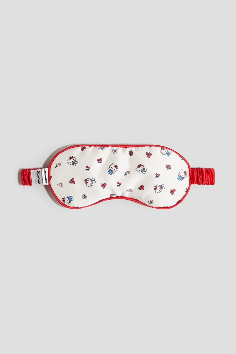 H&M Printed satin sleep mask