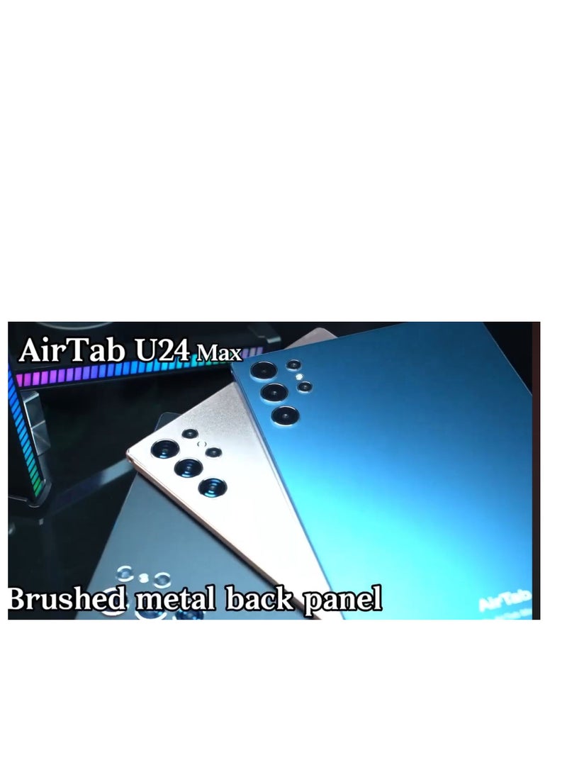 AirTab 10.1 -Inch Smart Tablet U24 MAX Android 13 Tablet With 1TB Storage and 16GB RAM Quad Core Wi-Fi LTE Dual Sim with Touch Pen and Keyboard - BLACK  - Image 3