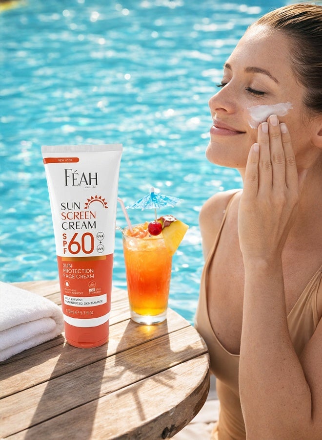 FEAH Sunblock SPF 60 170ML | High Protection Broad Spectrum Sunscreen | UVA & UVB Defense Sun Cream in Tube | Lightweight Daily Sun Protection for Face & Body - Image 5