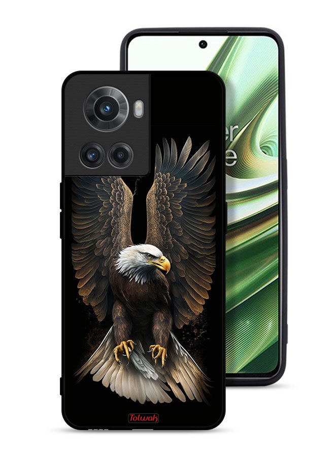 Tolwak OnePlus 10R 5G Protective Case Cover Eagle Spread Wings - Image 1