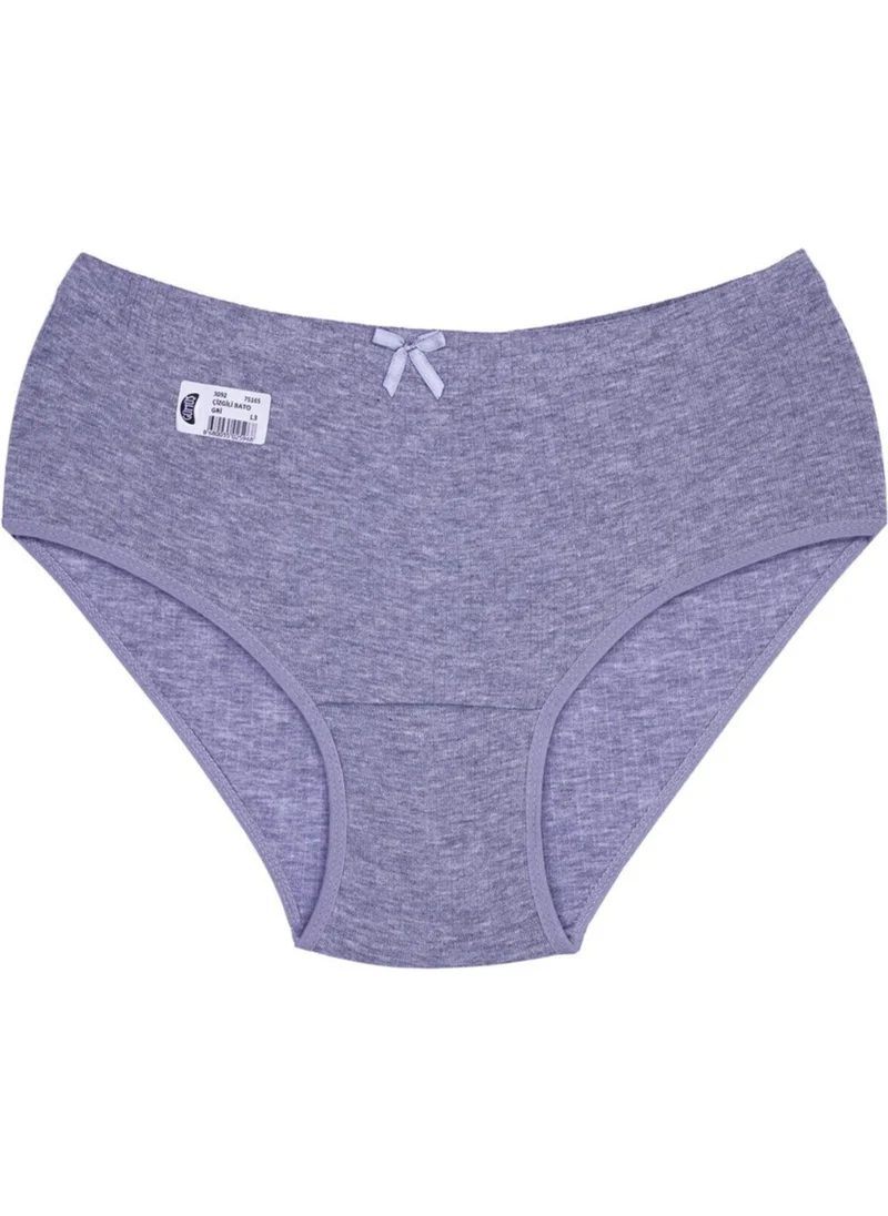 Gümüş Silver Women Striped Bato Panties 3092 - 6 Pieces