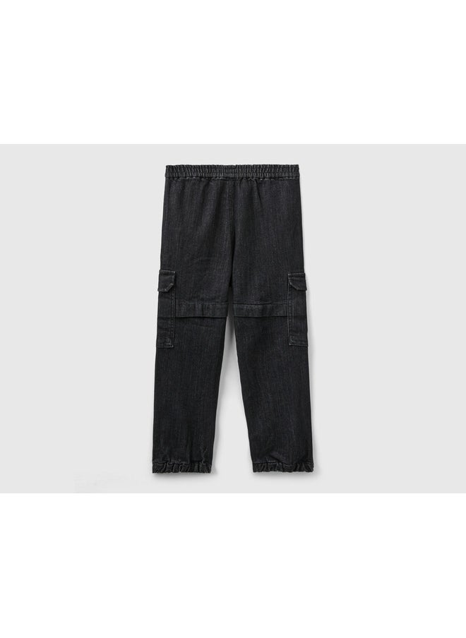 UNITED COLORS OF BENETTON Jogger Fit Jeans With Pockets  - Image 2