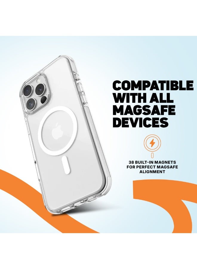 FITIT حافظة هاتف مغناطيسية آيفون 16 برو ماكس – رفيعة مضادة للصدمات مع 36 مغناطيس من فئة N52، مضادة للخدش ومضادة للاصفرار، متوافقة مع الشحن اللاسلكي – fitit - Image 4