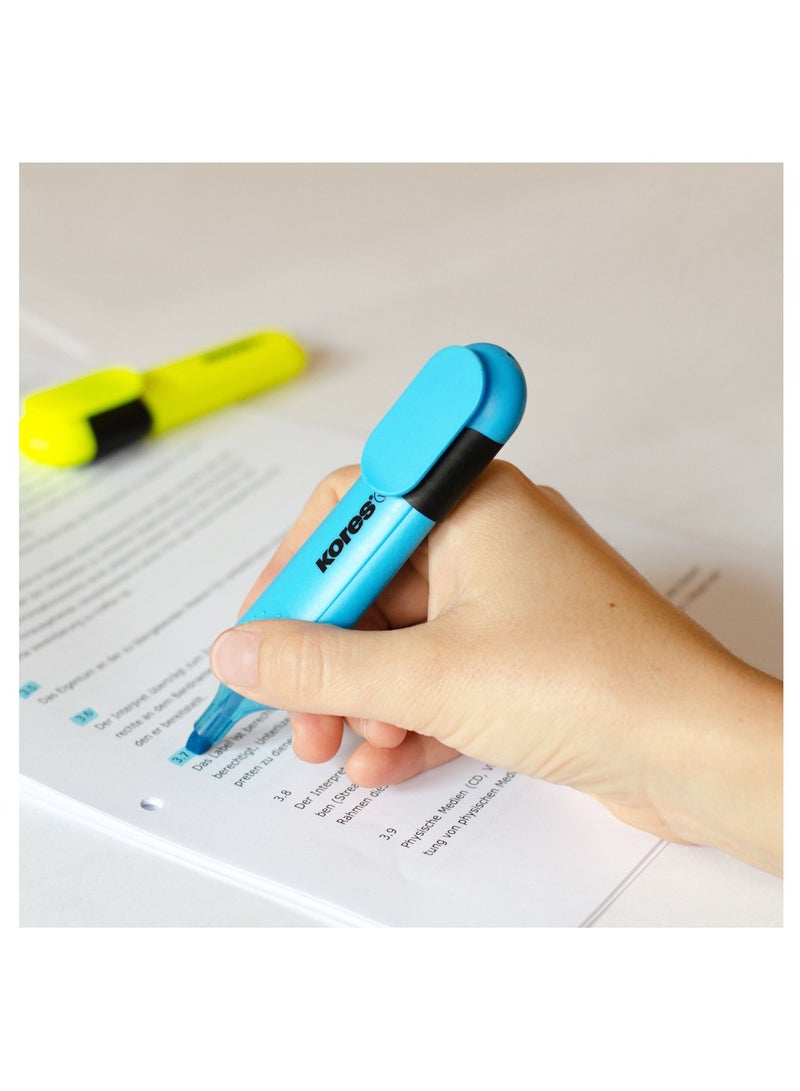 Kores 6-Piece Bright Liner Plus Pastel Highlighter Pen - Image 5