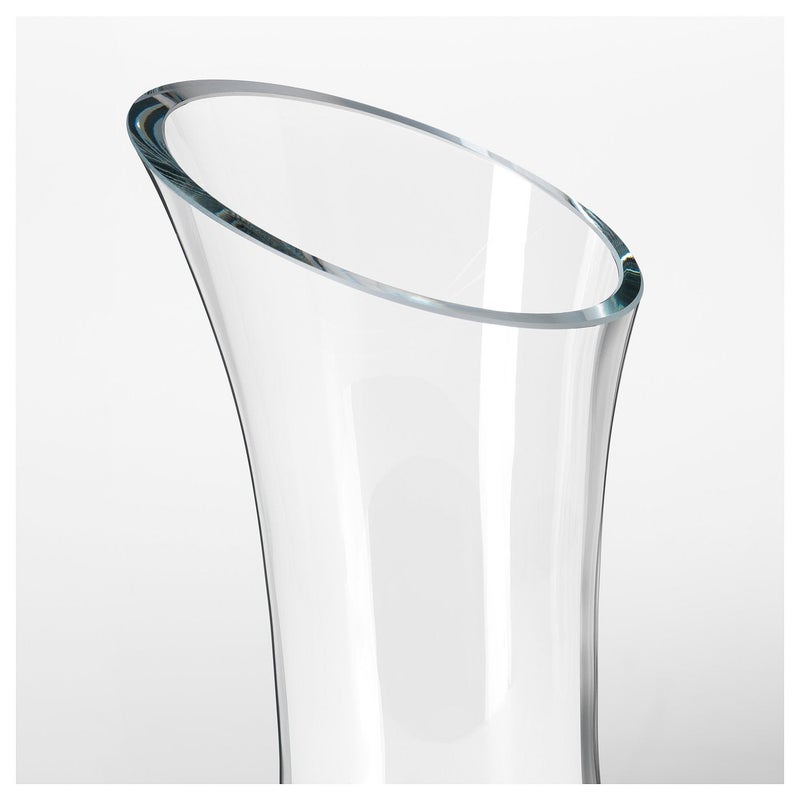 Baitique Carafe, Mouth-Blown Clear Glass, Teardrop Shape, 1.7 L - Image 2