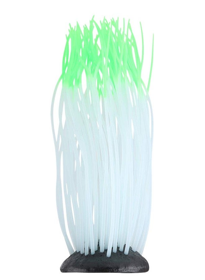 AYNEFY Simulation Artificial Silicone Sea Anemone Decor,Aquarium Luminous Coral Ornament Fluorescent Sea Anemone Decoration for Fish Aquarium Landscaping Decor - Image 1