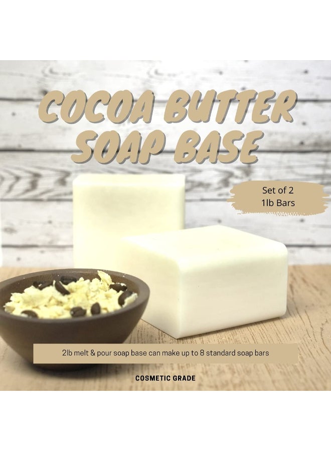 ClearLee Cocoa Butter Melt and Pour Soap Base Cosmetic Grade Natural Bar 2lb - Image 4