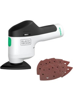 BLACK+DECKER Cordless 12V Sander With 10 Sanding Sheets Revds12A10 Gb  - Image 1