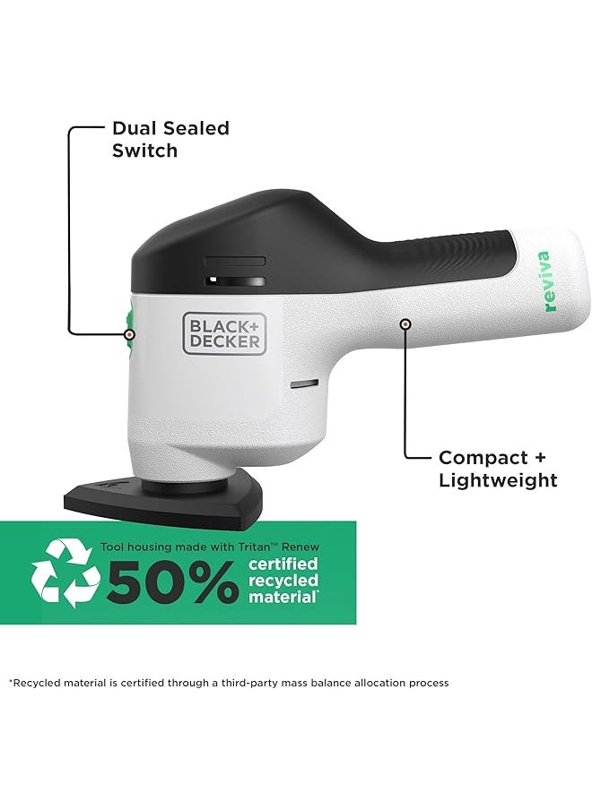 BLACK+DECKER - Cordless 12V Sander With 10 Sanding Sheets Revds12A10 Gb - Image 1