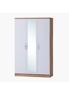 Juno 3-Door Wardrobe with Mirror 119.5 x 193 x 55 cm - pzsku/Z315372F7A73A0AD1C2A8Z/45/_/1710170202/20b0a13f-8ccd-47c1-8734-ed7c3f16d1b3