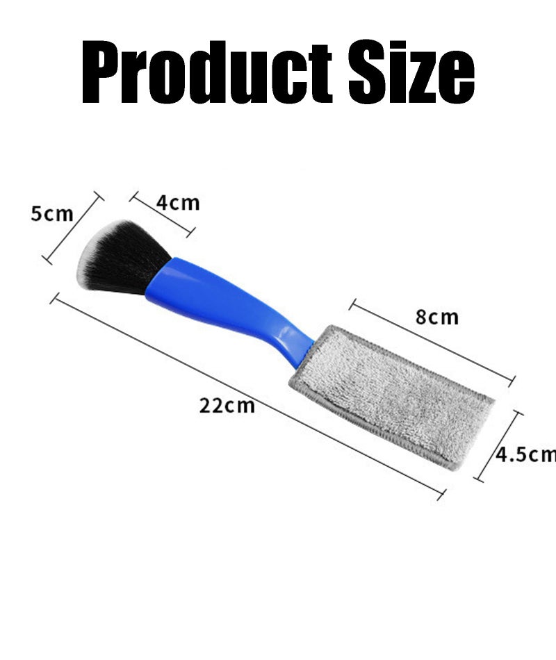 KalamkariX Guitar String Cleaner, Guitar Cleaner, Guitar Polish, Guitar Accessories, Guitar Cleaner and Polish, Double-Ended Cleaning Brush for Guitar, Violin, Ukulele, Bass, Blue Color - Image 2