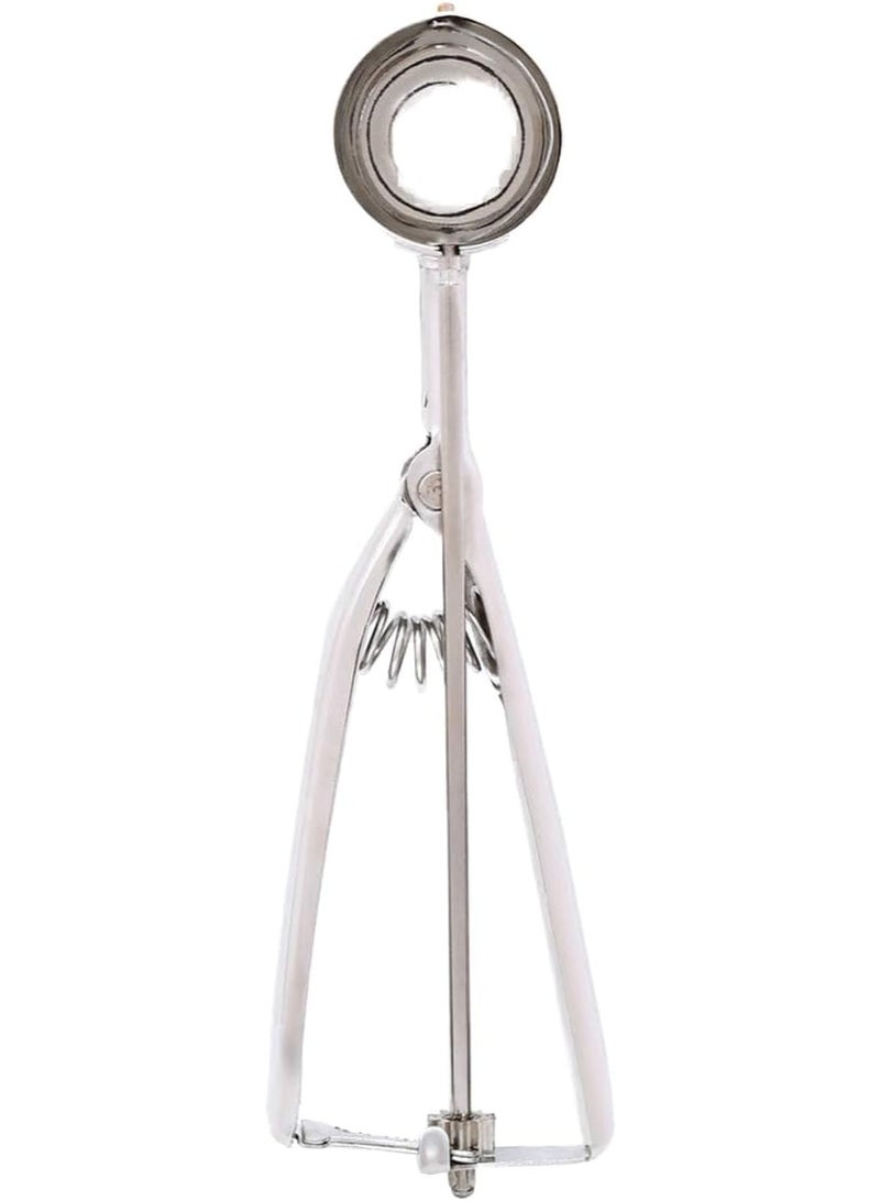 Maxinox Stainless Steel Ice Cream Scoop 20ml – Silver | Durable Ice Cream Scooper for Gelato, Dessert & Cookie Dough | Ergonomic Kitchen Tool - Image 1