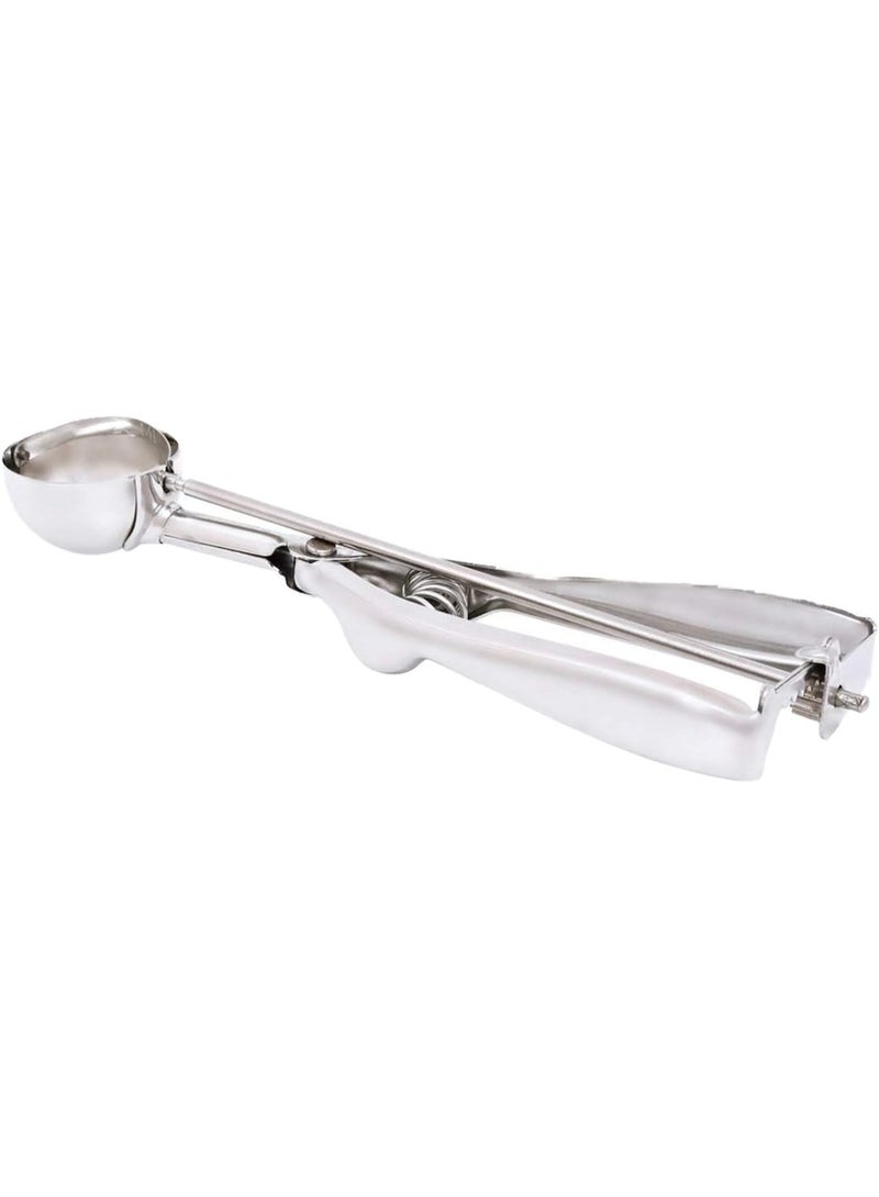 Maxinox Stainless Steel Ice Cream Scoop 20ml – Silver | Durable Ice Cream Scooper for Gelato, Dessert & Cookie Dough | Ergonomic Kitchen Tool - Image 2