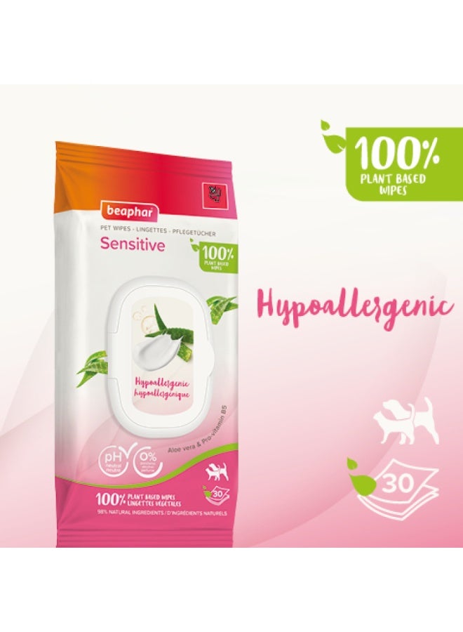 بيفار مناديل الحيوانات الأليفة الحساسة (30 منديلًا) - Image 3