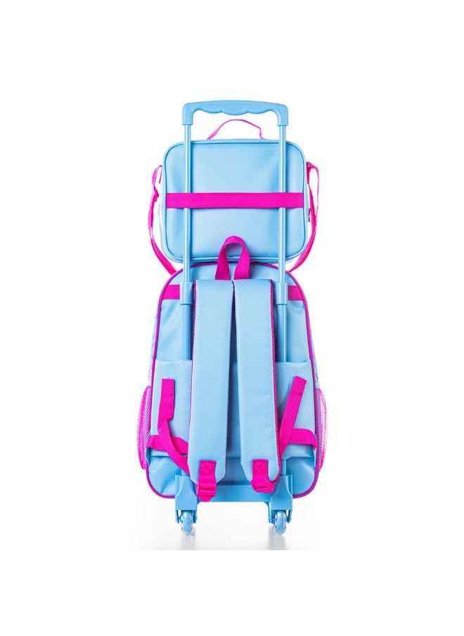 Eazy Kids Eazy Kids Set of 5 Trolley 16" School Bag Combo - Butterfly  - Image 2