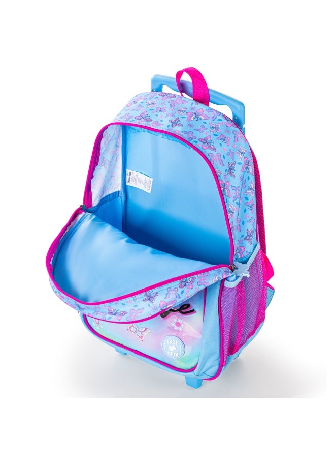 Eazy Kids Eazy Kids Set of 5 Trolley 16" School Bag Combo - Butterfly  - Image 4