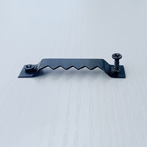 Suprom Sawtooth Picture Hangers Heavy Duty - Supports 50 lbs, 50 Pack Heavy Sawtooth Hangers with Screws, for Hanging Canvas Photos Frame Clock Paintings Artwork - Image 5