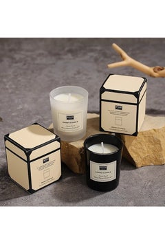 Candle 2 Pack Scented Candle Crystal Black/White  - Image 3