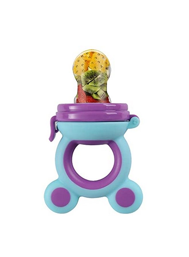 Tinny Tots Silicone Baby Food; Fruit Feeder; Baby Rattle Teether; Baby Soother (Yellow) - Image 4