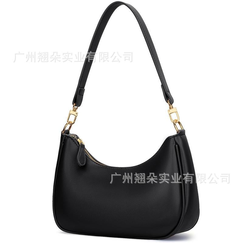 Women's PU Shoulder Bag Trendy Minimalist Handbag - Image 1