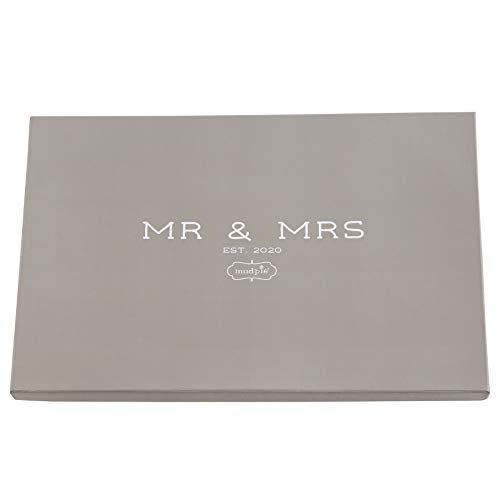 Mud Pie MR MRS BEADED 2020 PLATTER - Image 3