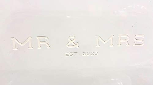 Mud Pie MR MRS BEADED 2020 PLATTER - Image 5