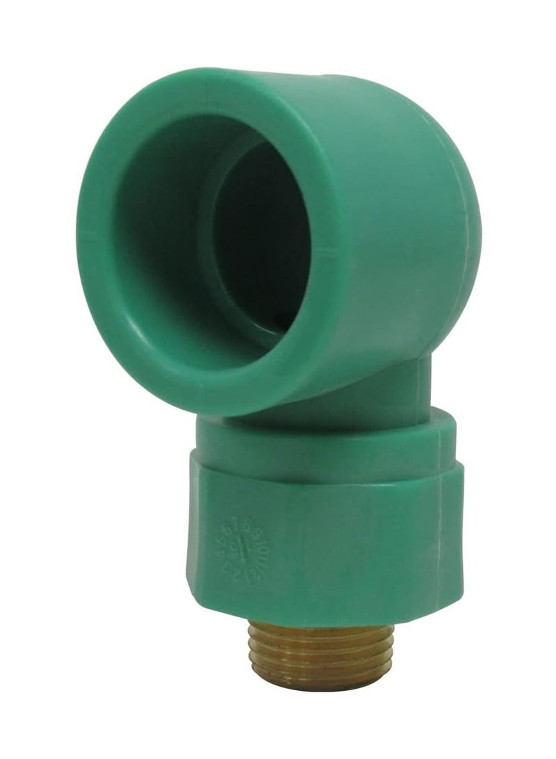 RACO Long Durability High Pressure PPR Pipe and Fittings for Hot and Cold Water Supply Heating Systems Plumbing System (MALE ELBOW) - Image 1