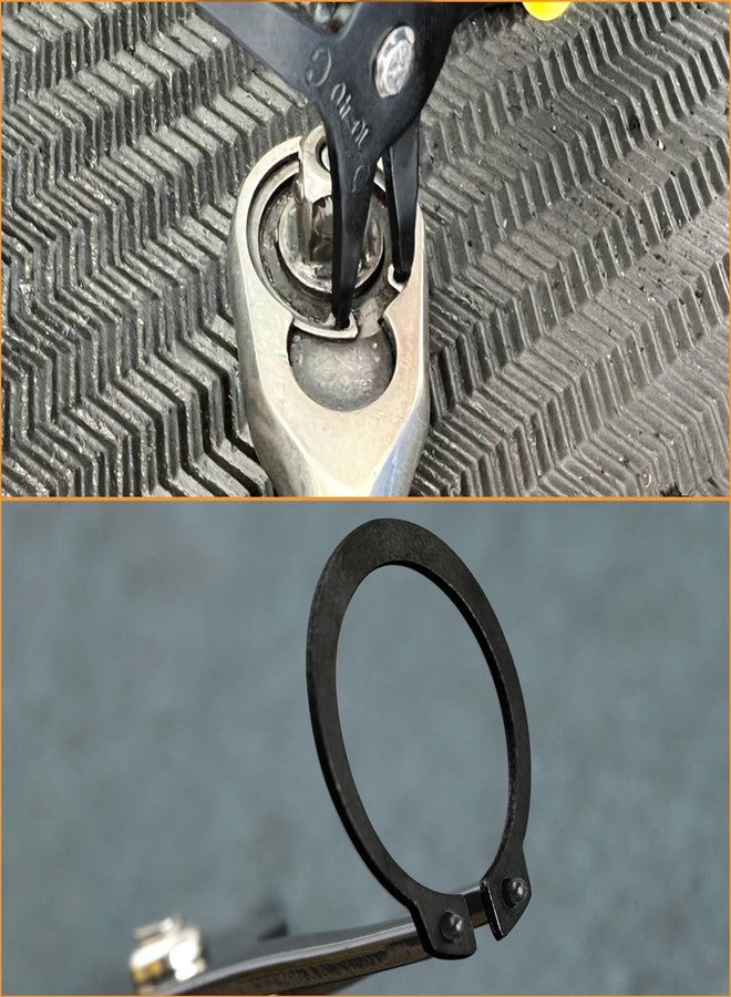 LEONTOOL 2 in 1 Snap Ring Pliers - Internal & External Circlip Pliers for 10-40mm Snap Rings - Image 2