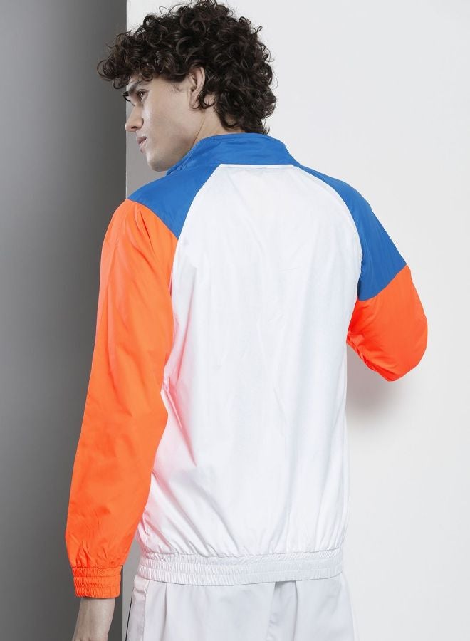The Indian Garage Co Men Regular Fit Printed Round Neck Long Sleeves Windcheater - Image 2