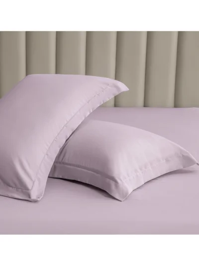 Donetella Microfiber Pillowcases 2-Pcs Soft Pillow Cover (50 x 75 CM) With Envelope Closure (Without Pillow Insert),Lilac