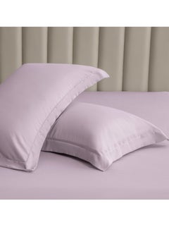 Donetella Microfiber Pillowcases 2-Pcs Soft Pillow Cover (50 x 75 CM) With Envelope Closure (Without Pillow Insert),Lilac  - Image 1