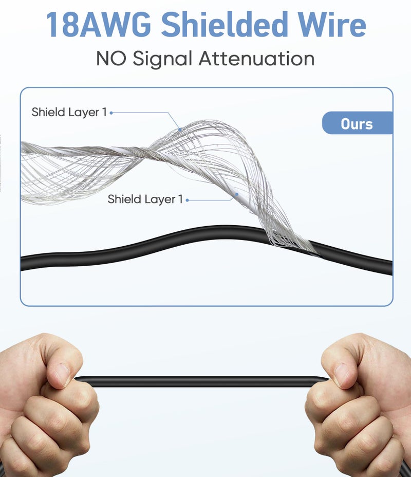 Pixelman كابل شحن بيكسلمان 18AWG لجهاز Garmin GPS، (6.5 قدم 2 قطع) كابل طاقة GPS أكثر سمكًا، كابل شاحن Mini USB بزاوية 90 درجة، محول شحن لجهاز Garmin GPS Garmin Drivesmart 65 Zumo Xt Nuvi، أسود - Image 3