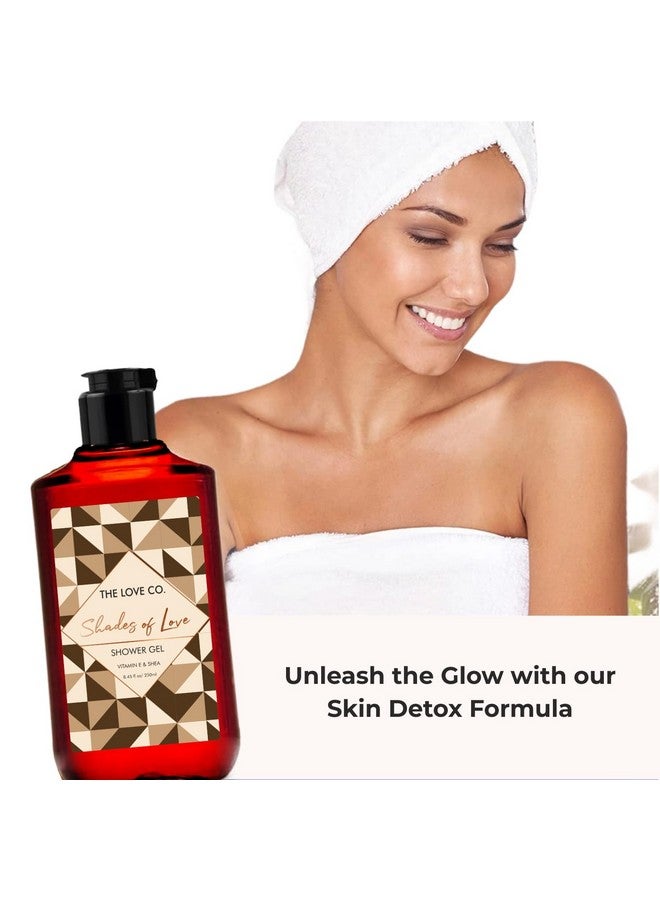 ذا لوف كو. جل الاستحمام ظلال الحب للاستحمام الفاخر بالزيت الطبيعي يهدئ ويغذي بشرتك 250 مل - Image 3