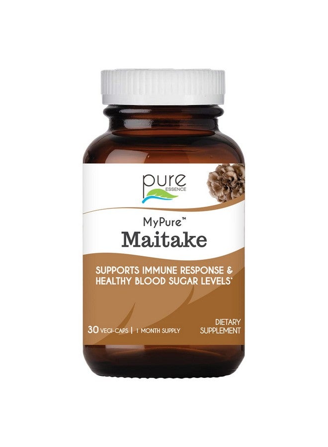PURE ESSENCE LABS MyPure Maitake Mushrooms - Mushroom Powder Supplement for Immune System Support, Stress Relief, Build Energy, Strength Booster for Men & Women - 1 Month Supply - Image 1