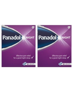 Panadol Pack of 2 Panadol Night 20 tablets  - Image 1