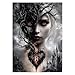 BBOLDIN Magic Women Heart Puzzles for Adults 1000 Pieces Fantasy Puzzle Tree of Life Key Demon Angel Jigsaw Puzzles Black White Castle Impossible Hard Difficult Challenging Puzzle - Image 2