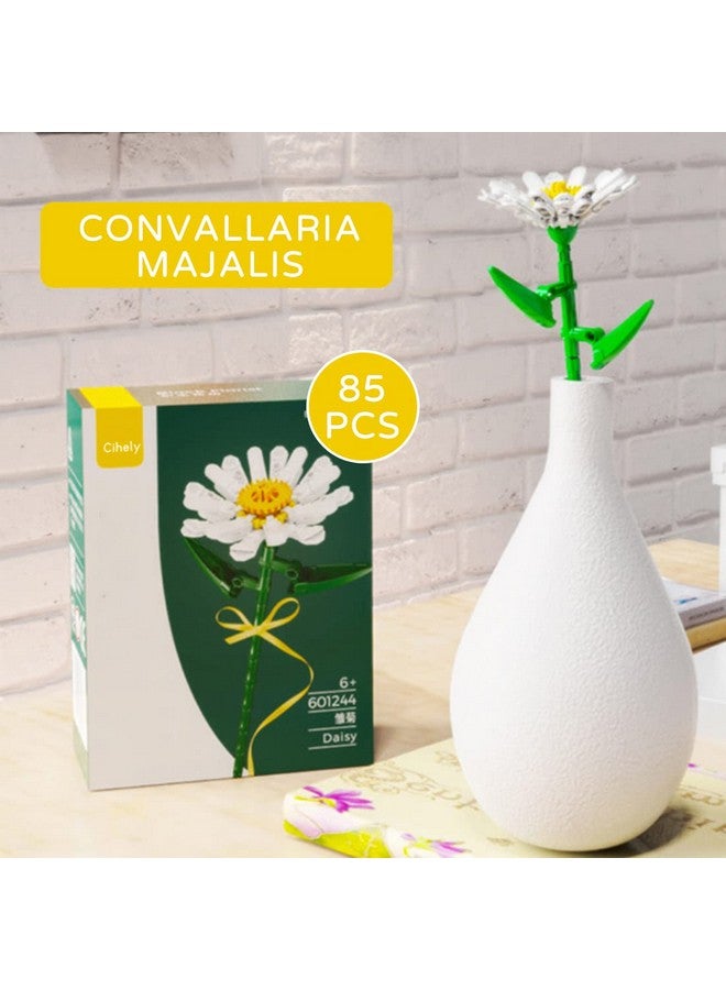 Cihely Cihely Flower Bouquet Building Blocks Kits Lotus 601246, Artificial Flowers Building Project to Release Stress and Focus The Mind, for Birthday Gifts to Adults/Teens(100+ Pieces)  - Image 5