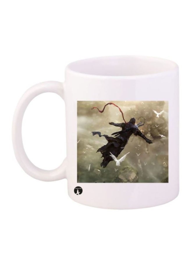 RYN Assassin's Creed Video Game Printed Mug White/Beige/Black